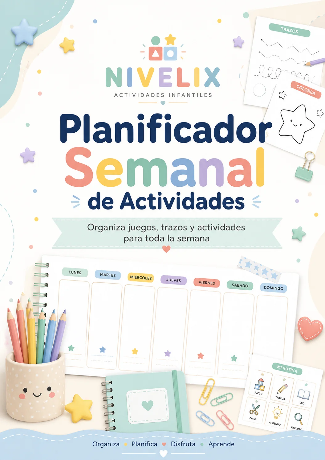 Vista del Bono 3: Planificador Semanal Imprimible